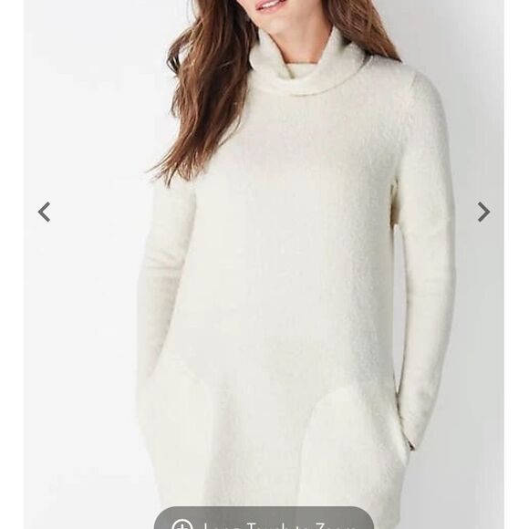 J. Jill Cozy Cowl-Neck Sweater Tunic Moonstnthr Nwt in packaging XL - Picture 5 of 7